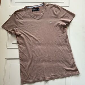 Abercrombie & Fitch adult small, v-neck, soft, short sleeve tee
